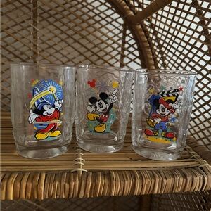 Disney Vintage Millennium 2000 McDonalds Tumblers